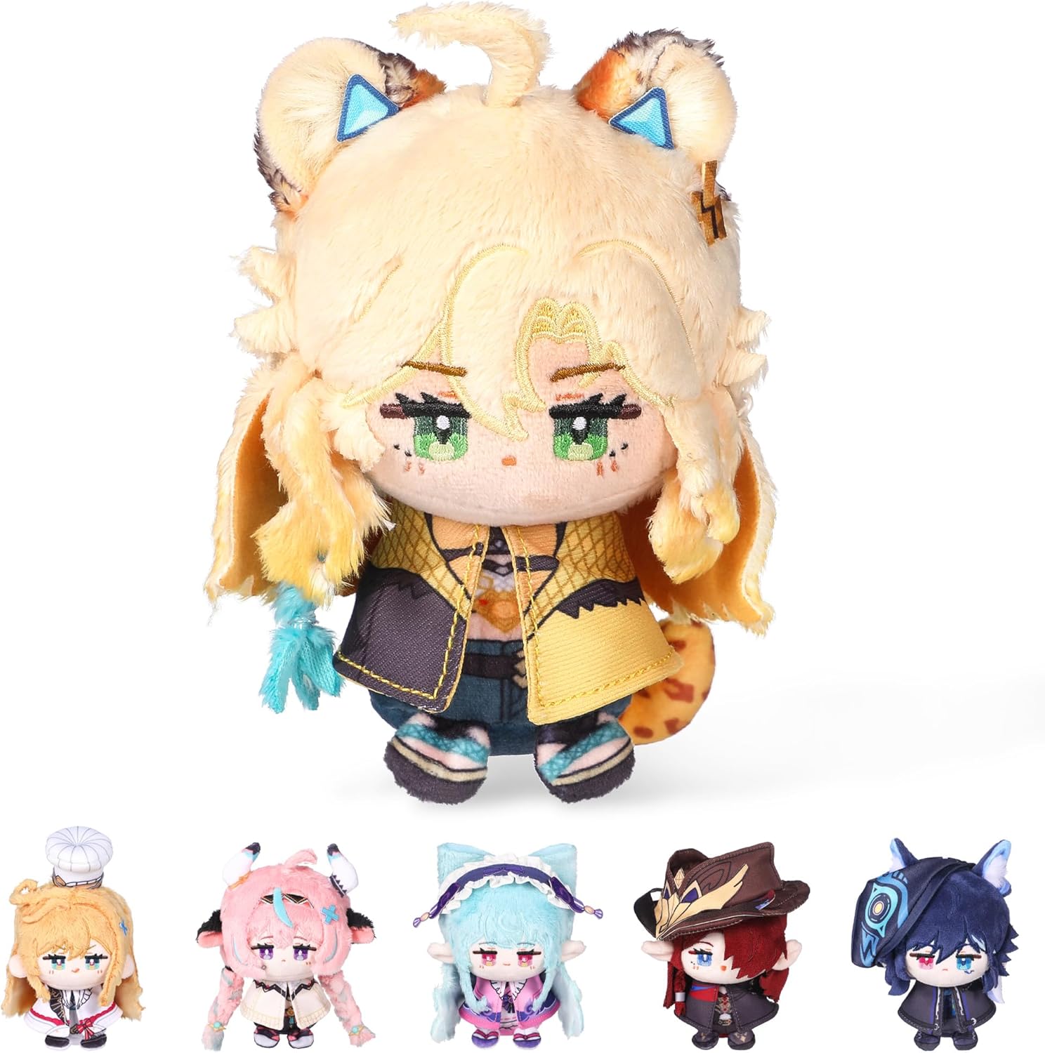 UTIEHD Anime Spielcharakter Rucksackanhänger – Niedlicher 10 cm Sammler Schlüsselanhänger für Fans