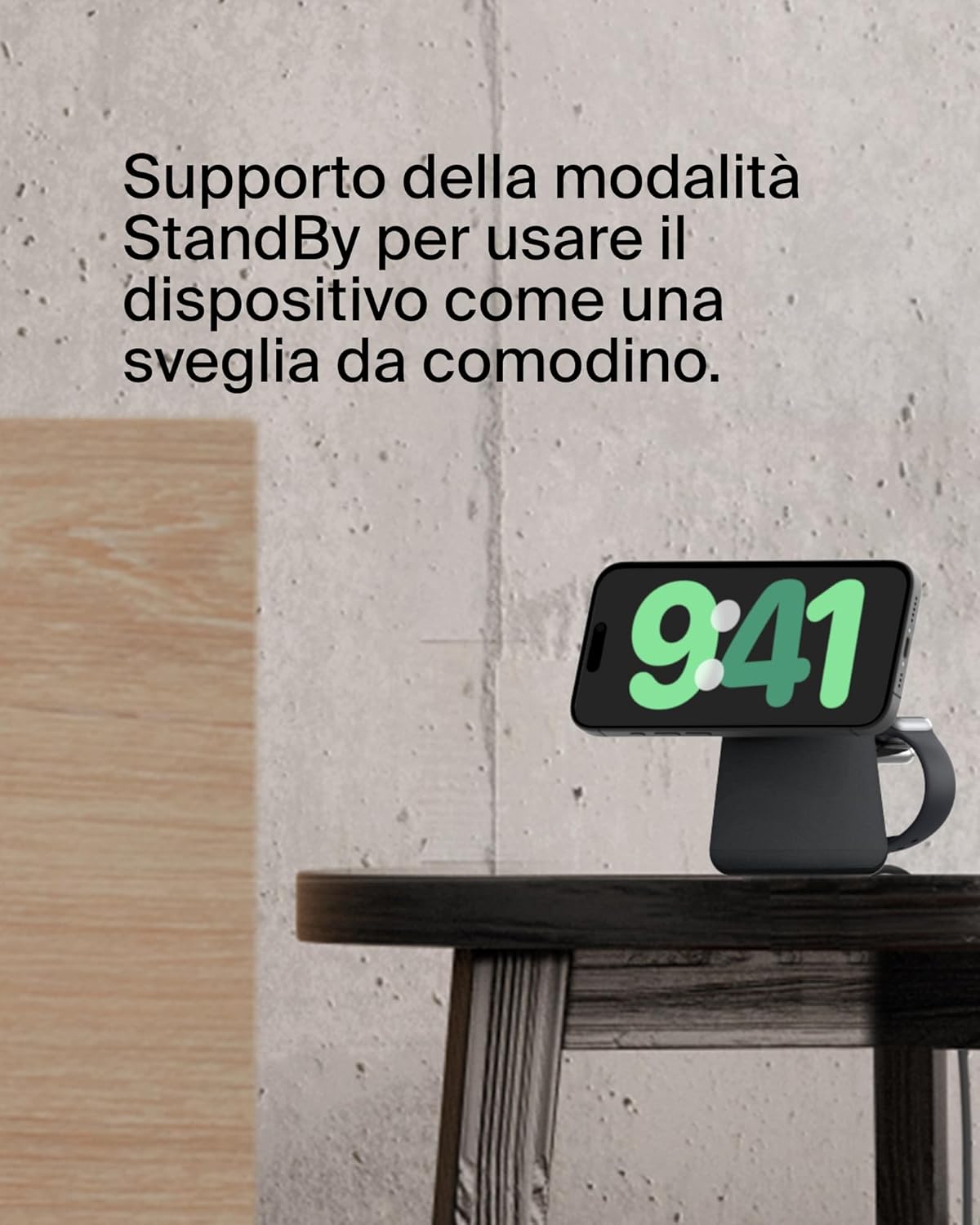 Detalle de Belkin BoostCharge wireless 2 in 1 Qi2 15 W