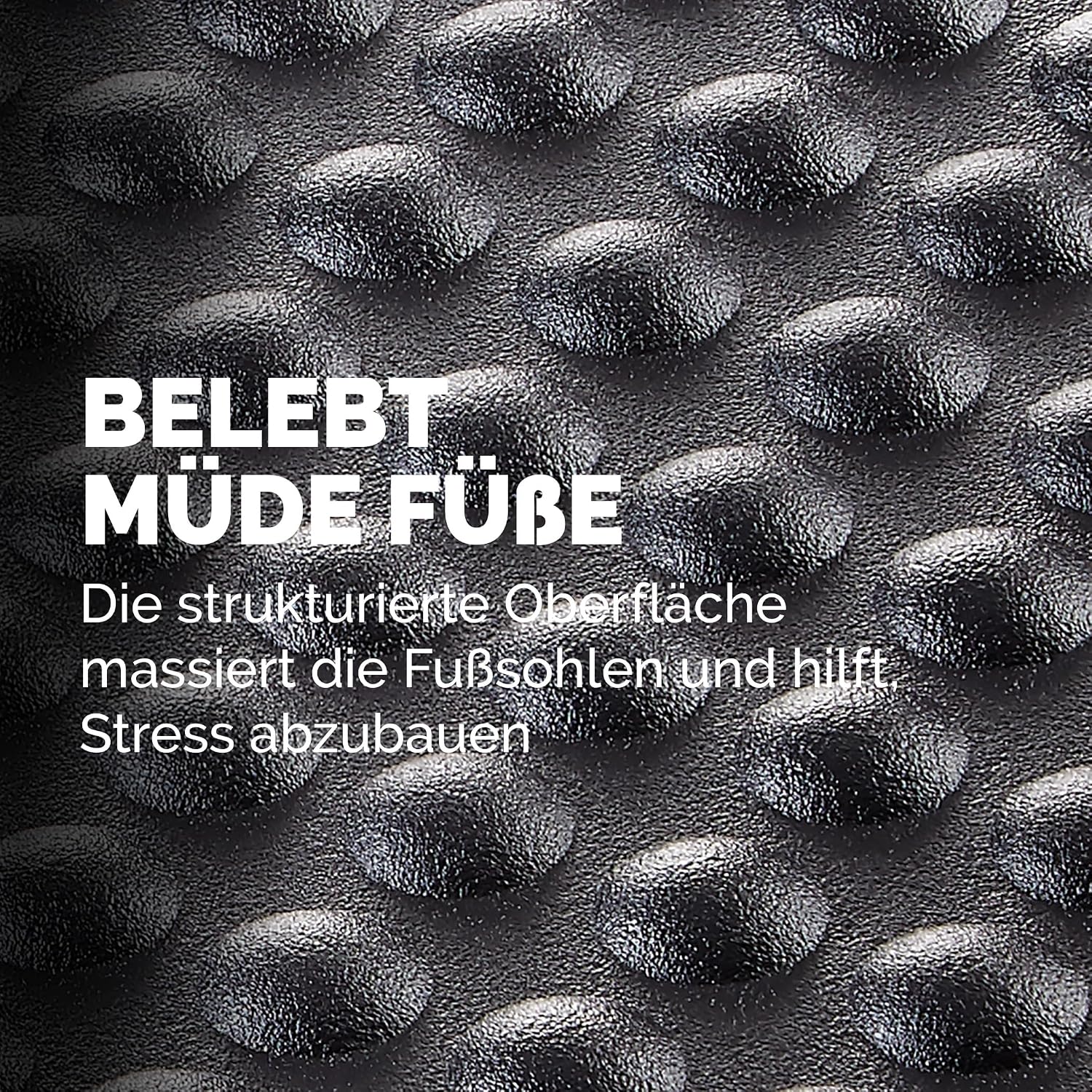 Detalle de Fellowes Fußstütze Standard – verstellbar, aus recyceltem Kunststoff, 2 Höhen