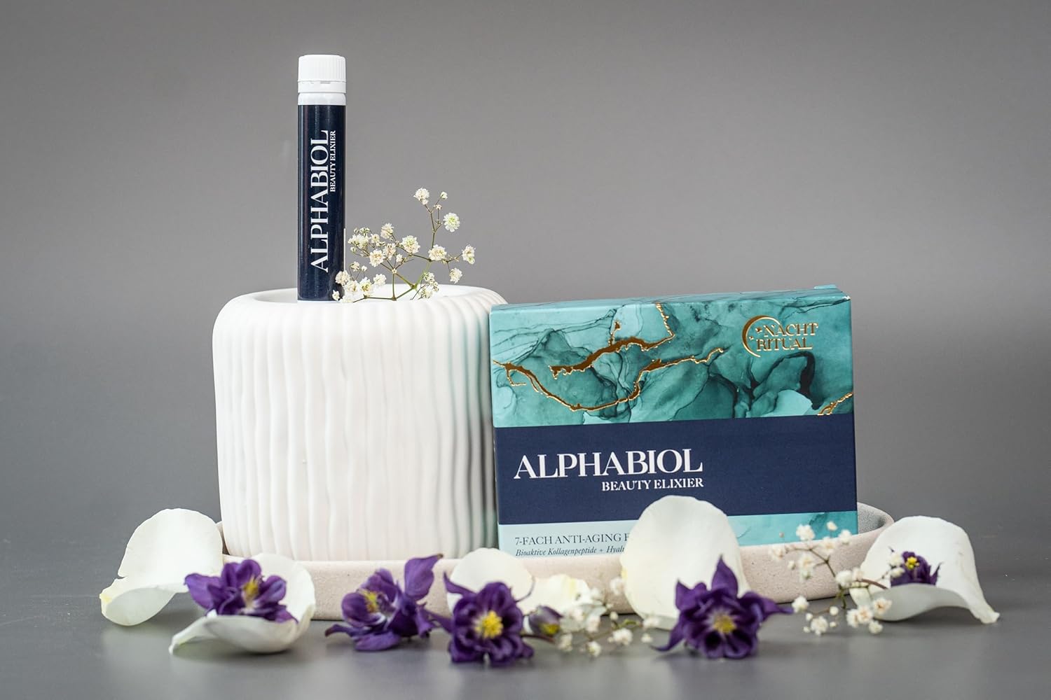 Thumbnail 2 de NanoRepro alphabiol Beauty Elixier – Nahrungsergänzung zum Trinken mit Kollagen & Hyaluronsäure (14 Ampullen)