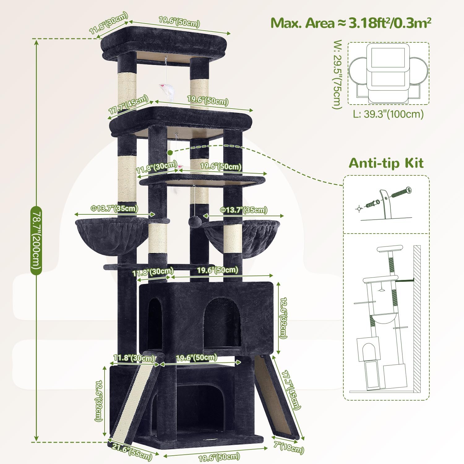 Detalle 2 de Globlazer Cat Tree Z78