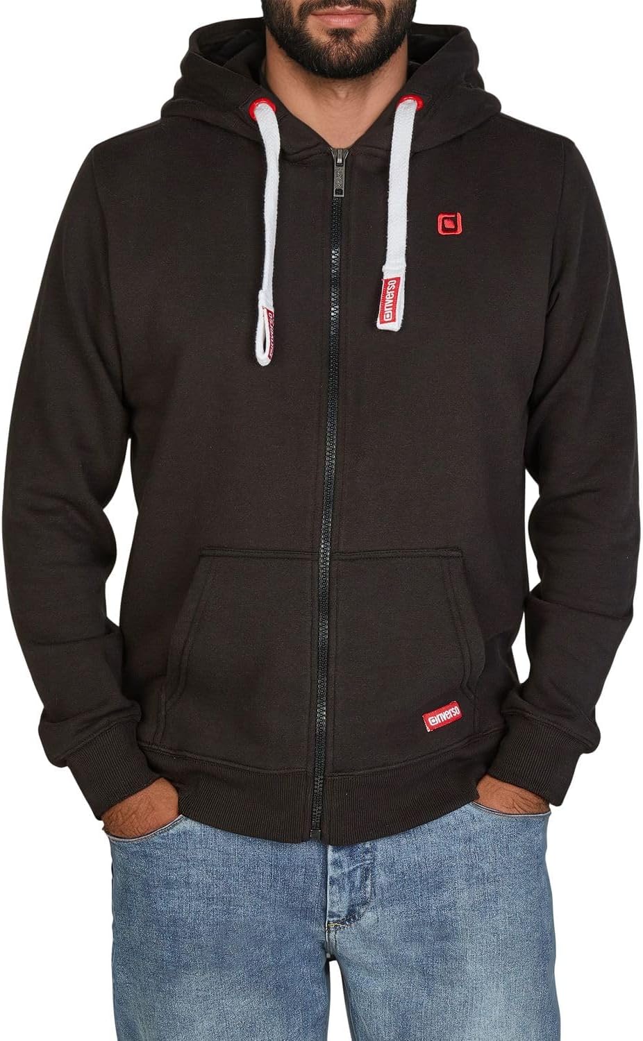 Detalle de riverso Hoodie Herren mit Kapuze Regular Fit