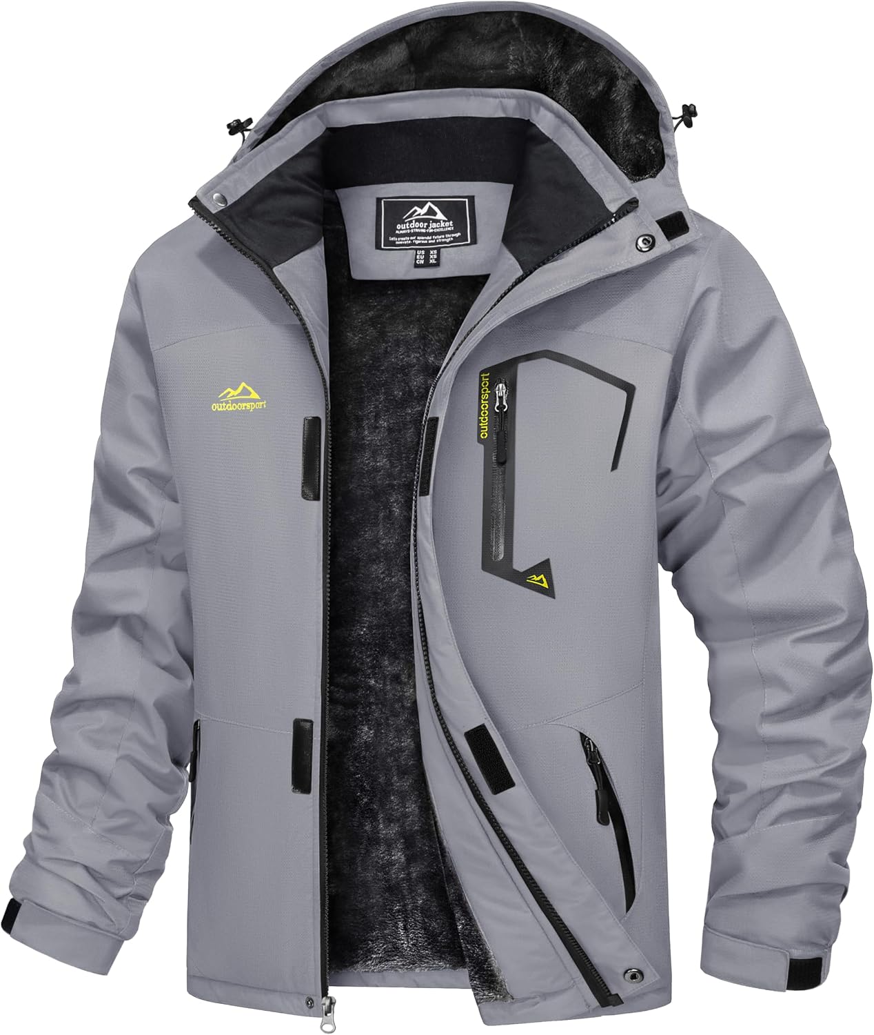 Thumbnail 3 de TACVASEN Herren Winterjacke wasserdicht, gefüttert