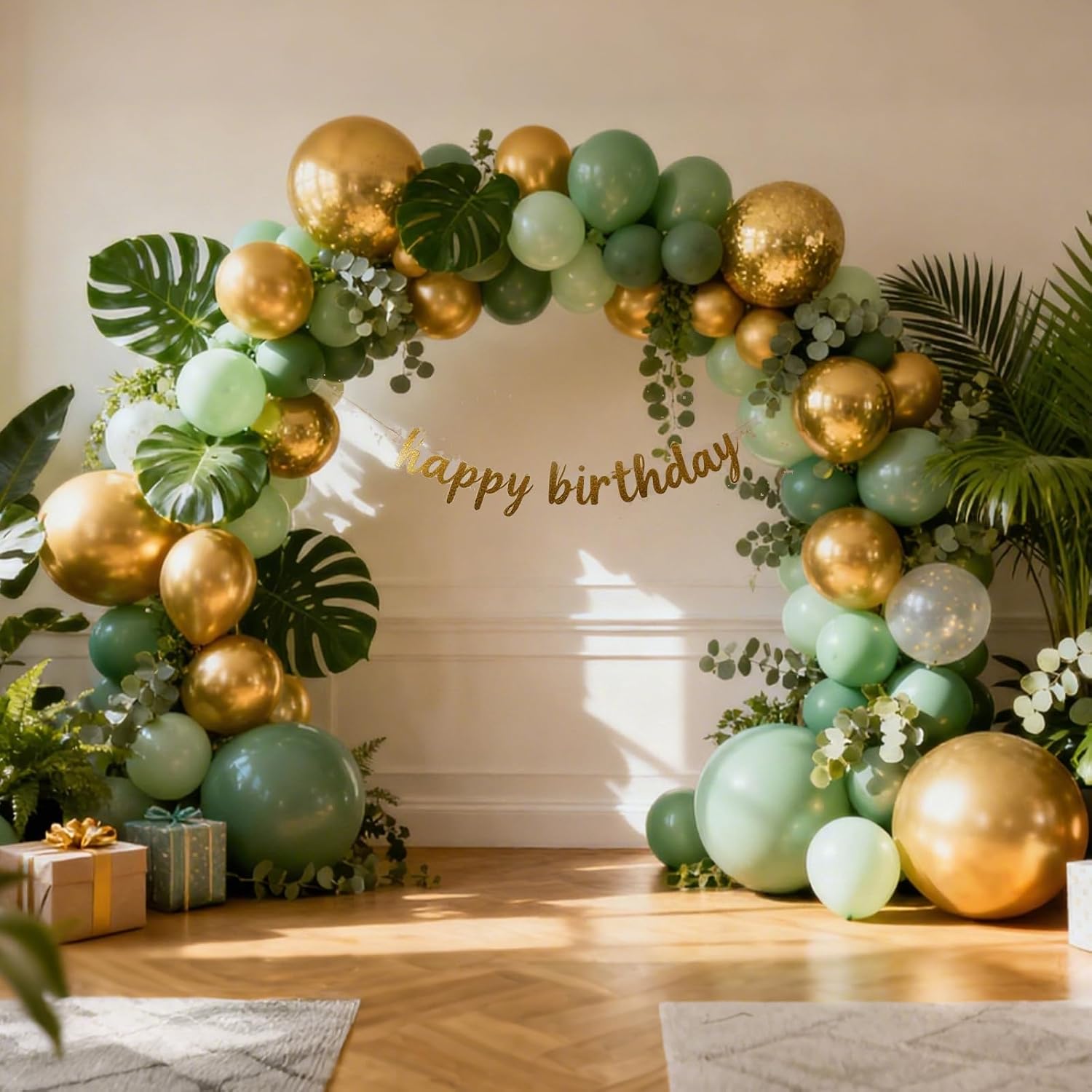 Thumbnail 4 de RUBFAC 129 Gold Latex Balloons 18โ5 in ๐
