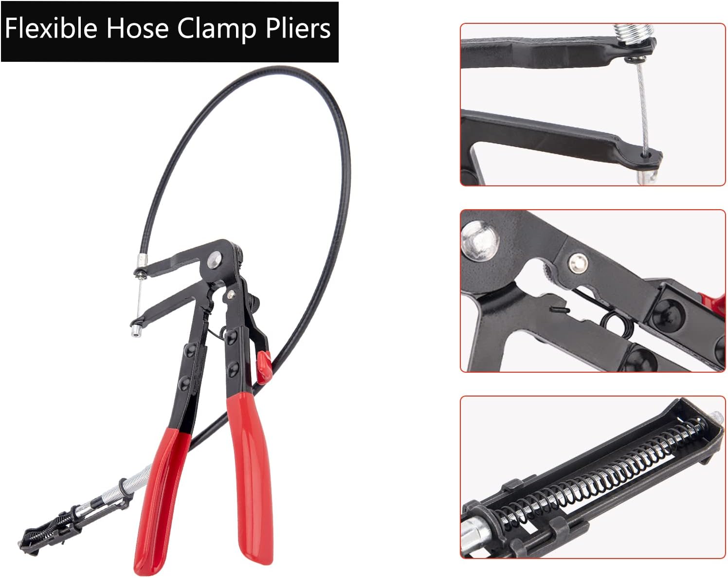 Detalle 2 de 24" Cable Hose Clamp Pliers for 18-54mm hose clamps