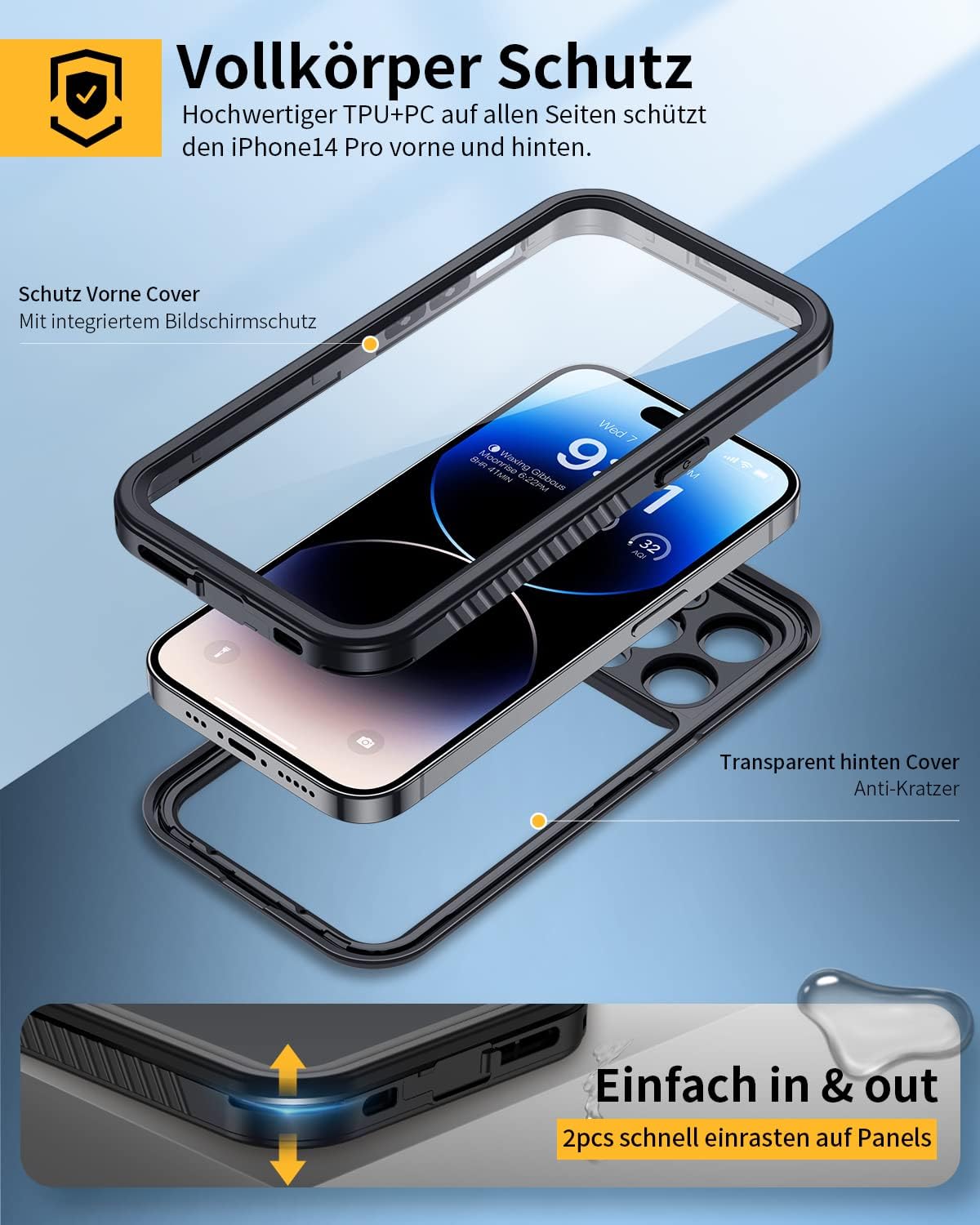 Thumbnail 4 de Lanhiem iPhone 14 Pro wasserdicht 6,1"