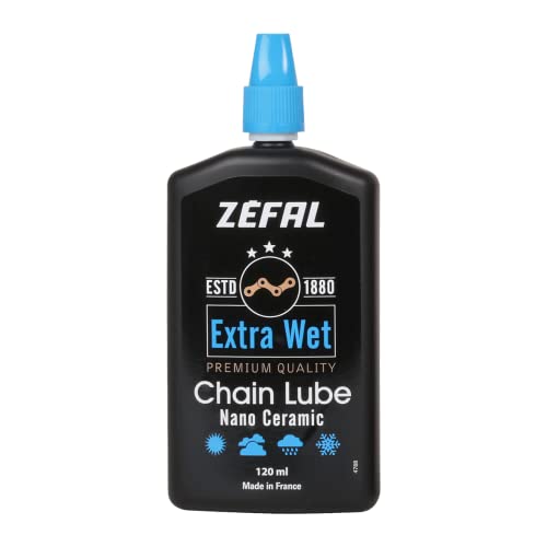 Detalle de ZEFAL Extra Wet Lube 120 ml — Lubrifiant céramique premium pour chaîne vélo