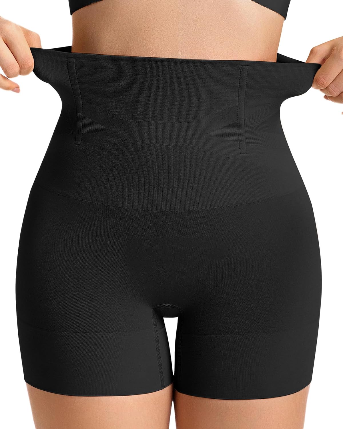 Detalle de ForeverShaper Shapewear: Tummy Control High Waist Shorts with Butt Lifter
