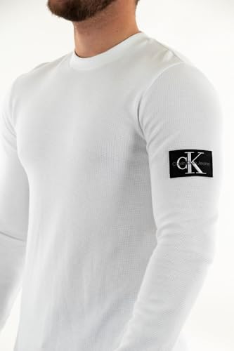 Detalle de Calvin Klein Camiseta Manga Larga Hombre Badge Waffle