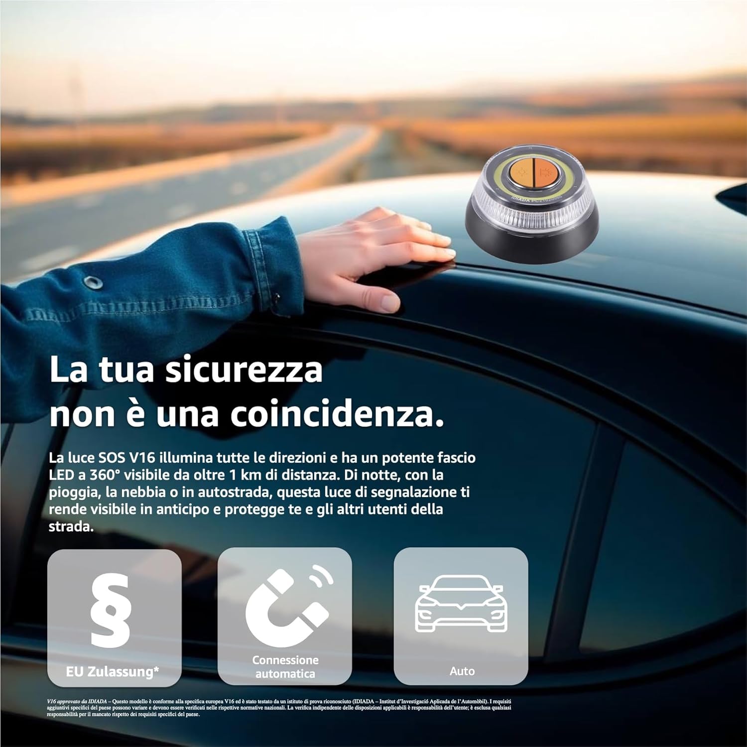 Thumbnail 3 de Luce d’emergenza V16 2026