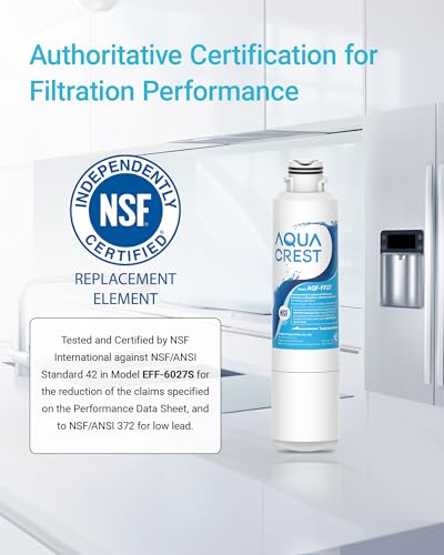 Detalle de AQUA CREST Fridge Water Filter Replacement for Samsung DA29-00020B (3 Pack)