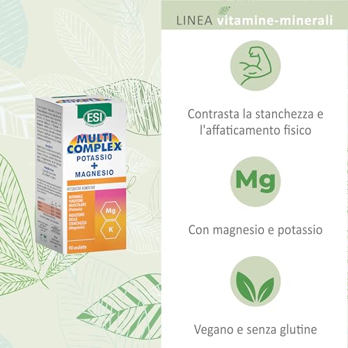 Detalle 2 de ESI Multicomplex Potassio+Magnesio – Integratore Multiminerale in Ovalette, 90 pezzi