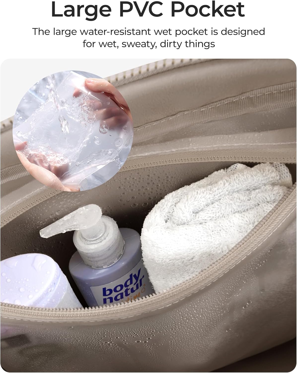 Detalle 1 de BAGSMART Gym Bag for Women Duffle Weekender
