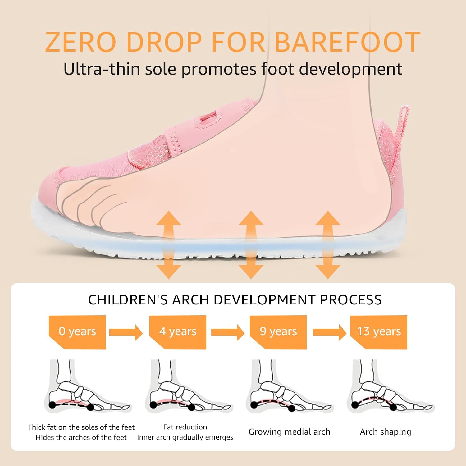 Thumbnail 4 de Toddler Wide Toe Box Barefoot Shoes