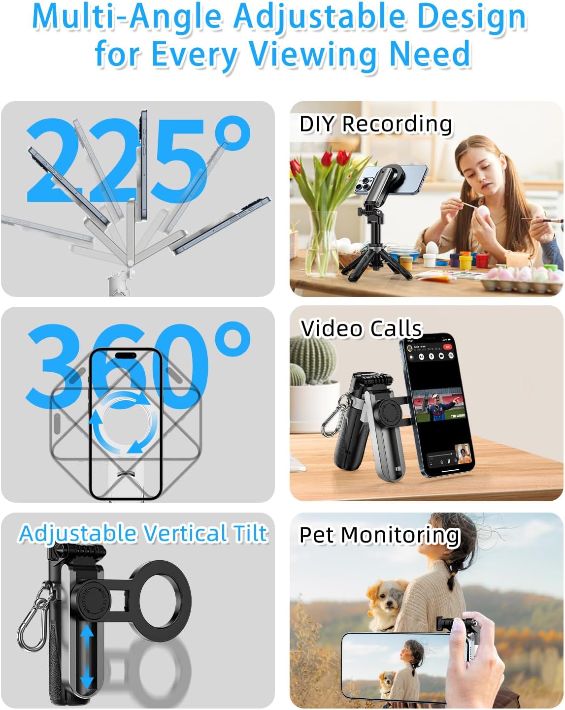 Thumbnail 4 de CloudValley 4-in-1 Selfie-Stick 11,7 cm
