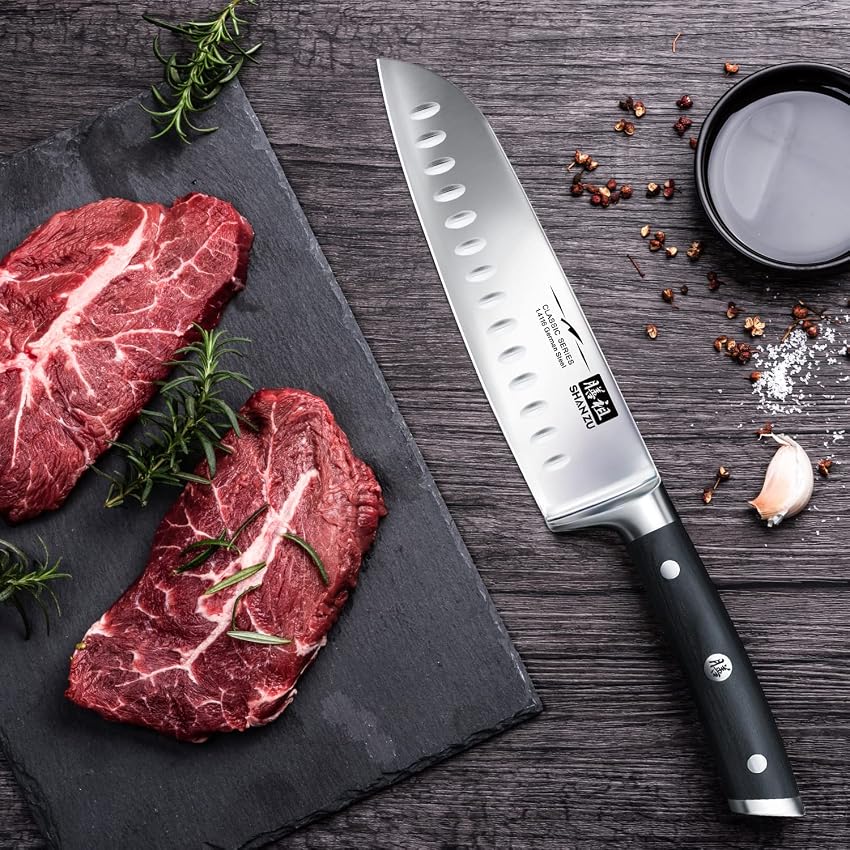 Thumbnail 4 de SHAN ZU Cuchillo Santoku 18 cm, Santoku