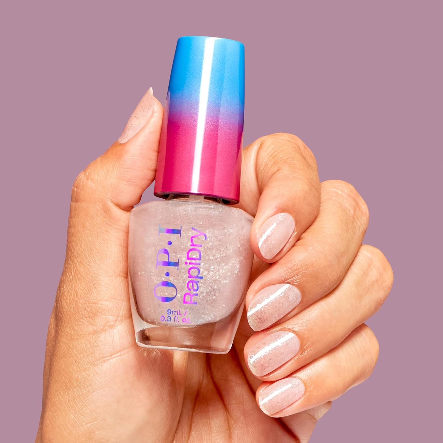 Thumbnail 1 de OPI RapiDry™ Vernis à séchage rapide nude & rosé – haute brillance, vegan, tenue jusqu’à 5 jours (9 ml)