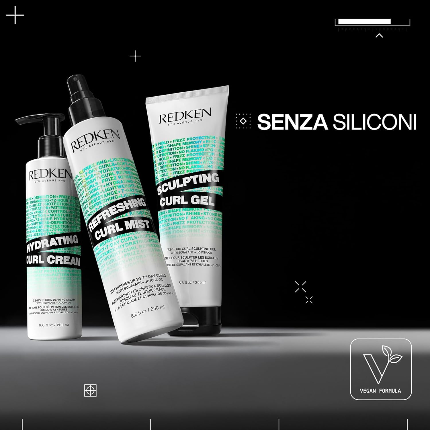 Thumbnail 5 de Redken Curl Stylers Crema Arricciante Per Definizione Ricci e Definizione Idratante con Olio di Jojoba & Squalane, 250 ml