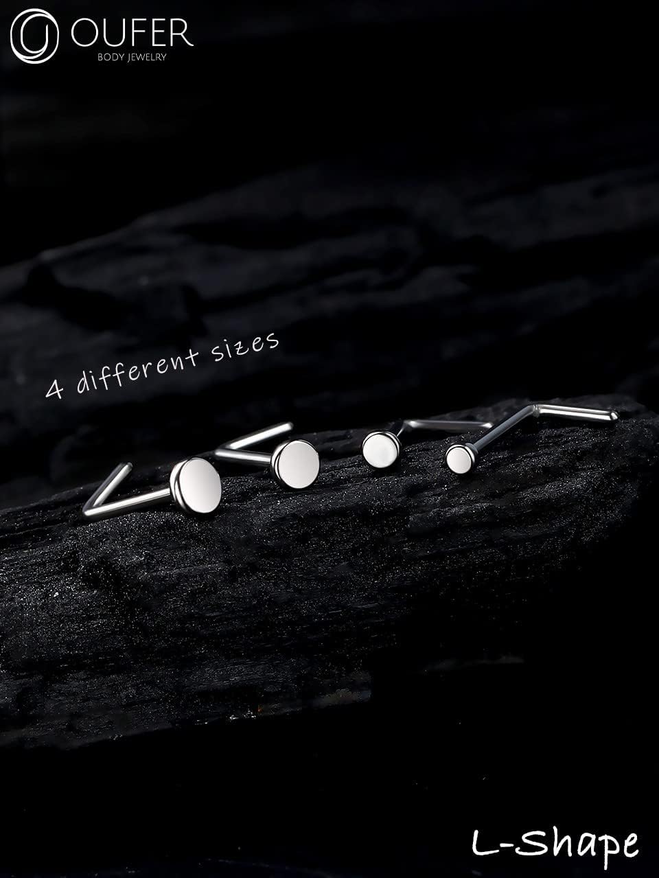 Thumbnail 6 de OUFER Piercing nez Titan 20G 4pcs