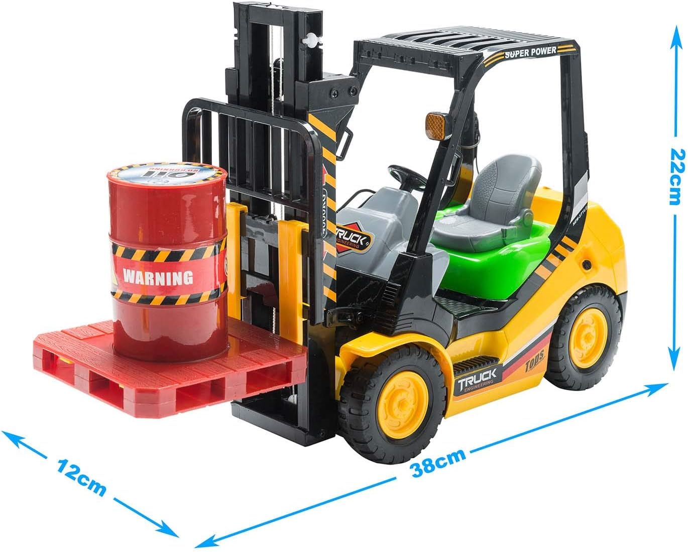 Thumbnail 5 de Chariot élévateur télécommandé RC 1:14 2,4 GHz – empileur pour jouets de construction (transpalette)