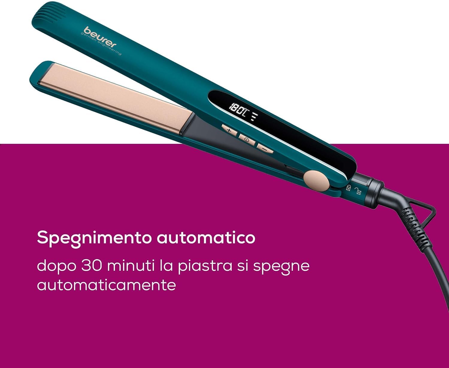 Thumbnail 2 de Beurer HS 50 Ocean Piastra per Capelli 120–220°C
