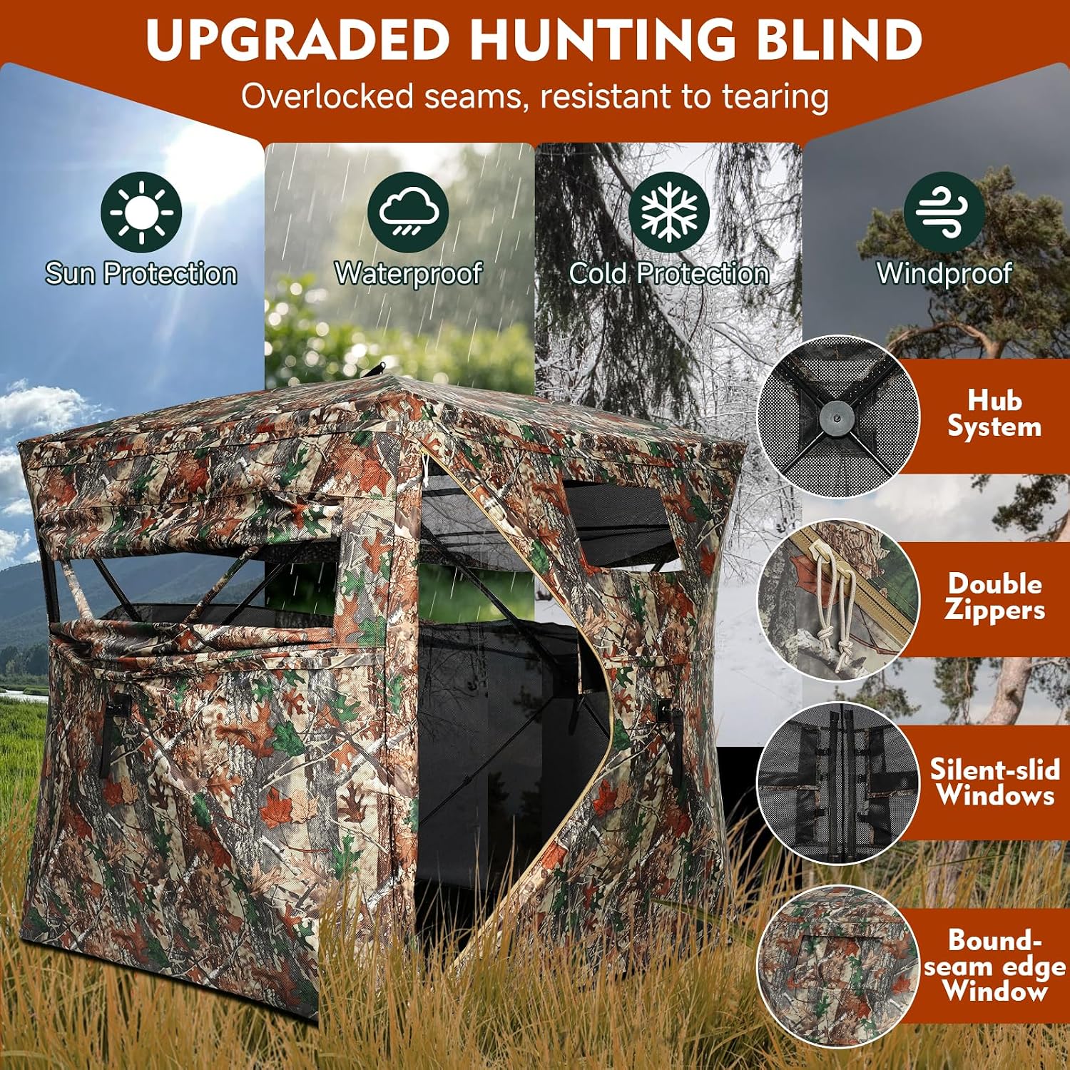 Thumbnail 2 de DUEYAGO Hunting Blind for 2–4 People
