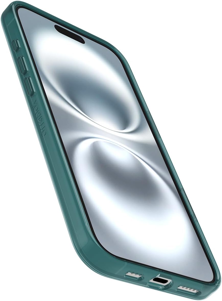 Detalle de OtterBox Clear Case Series MagSafe per iPhone 16 Plus: protezione sottile, resistente e sostenibile
