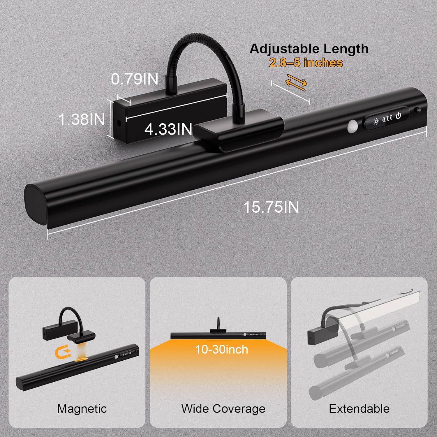 Thumbnail 6 de Grevoxy Picture Lights for Wall with Motion Sensor (2 Pack)