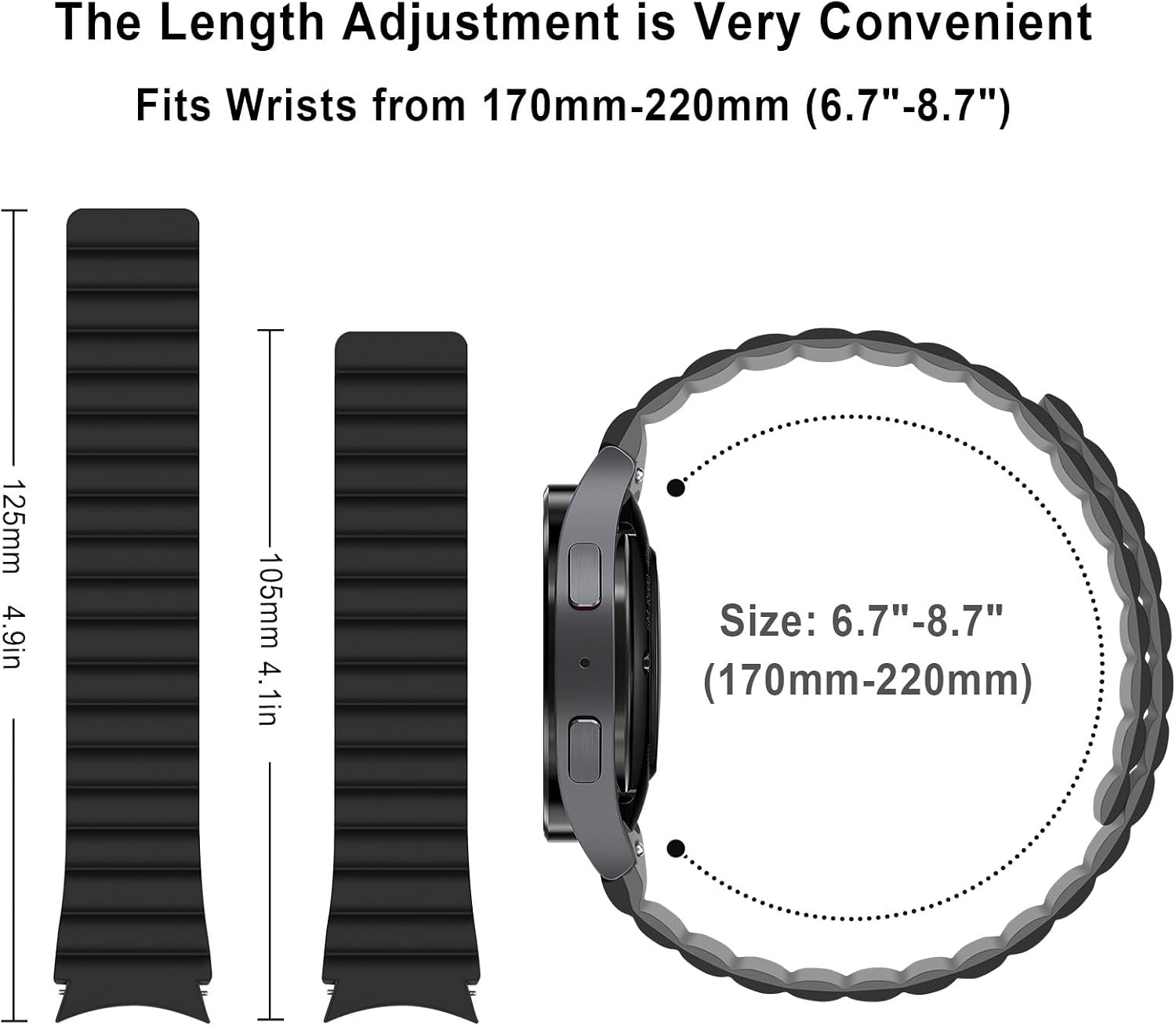 Thumbnail 4 de Anlinser Magnetic Strap for Galaxy Watch 44mm/40mm