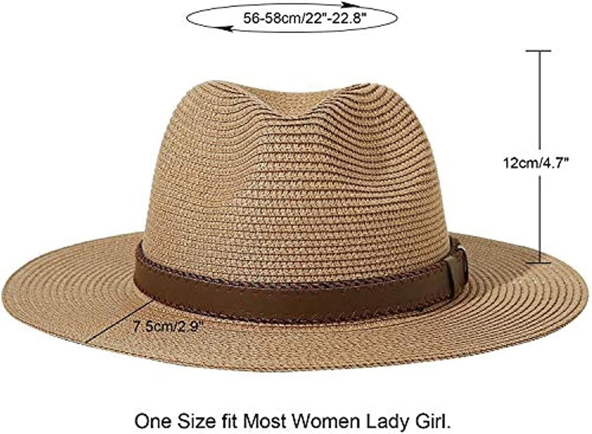 Thumbnail 1 de DRESHOW Panama Strohhut 58 cm 👒