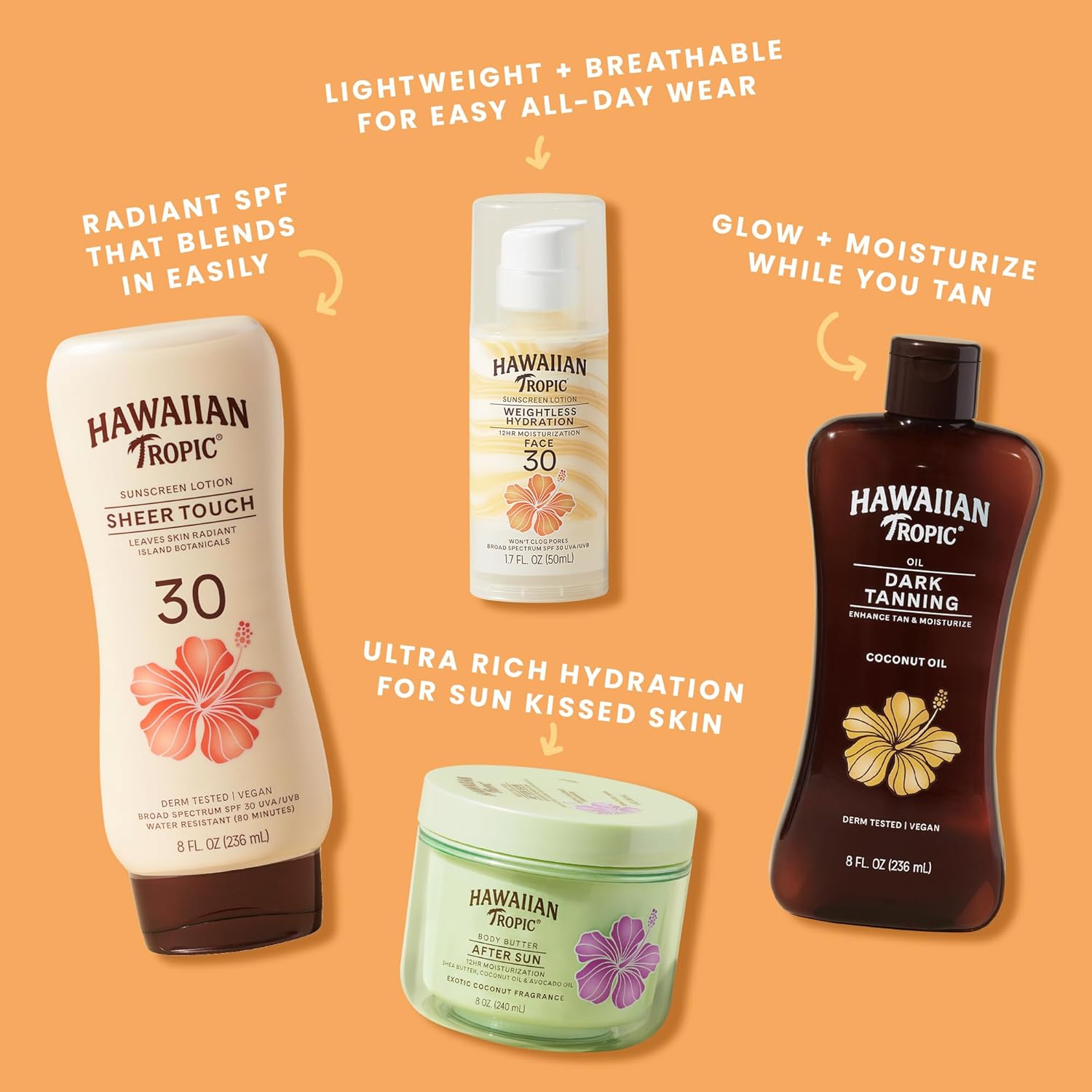 Thumbnail 6 de Hawaiian Tropic Dark Tanning Oil, 8 Fl Oz Twin Pack