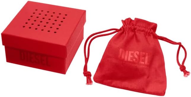 Detalle de Diesel Herren Edelstahl Manschettenarmband – silberpoliert, 16 cm × 1,65 cm