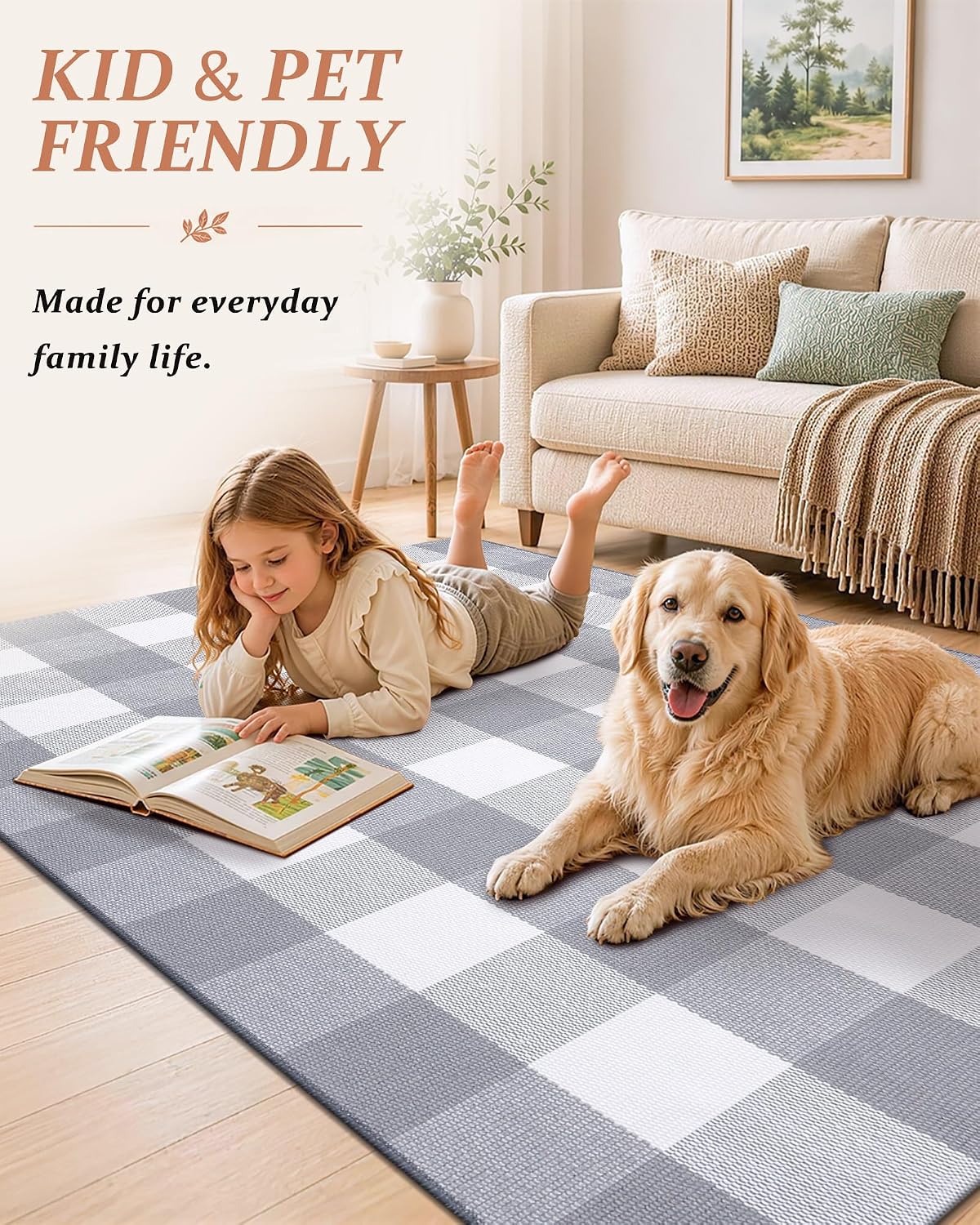Detalle 2 de Grandaily Outdoor Cotton Rug 2'4" x 3'7