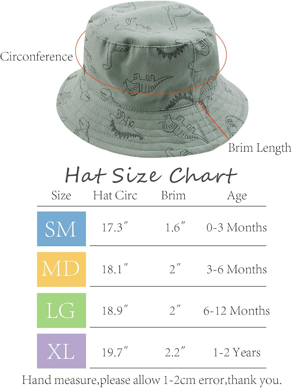 Thumbnail 4 de XIAOHAWANG Baby Sun Hat Dinosaur
