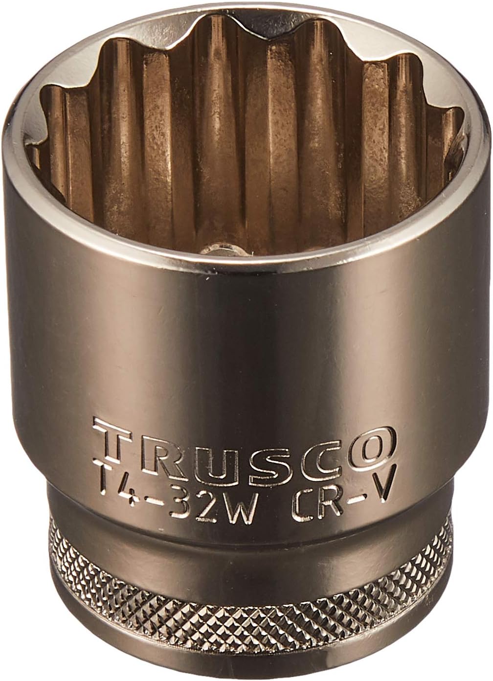 Detalle de TRUSCO T4-13W 12角ソケット 差込角12.7mm・対辺13mm、クロムバナジウム鋼