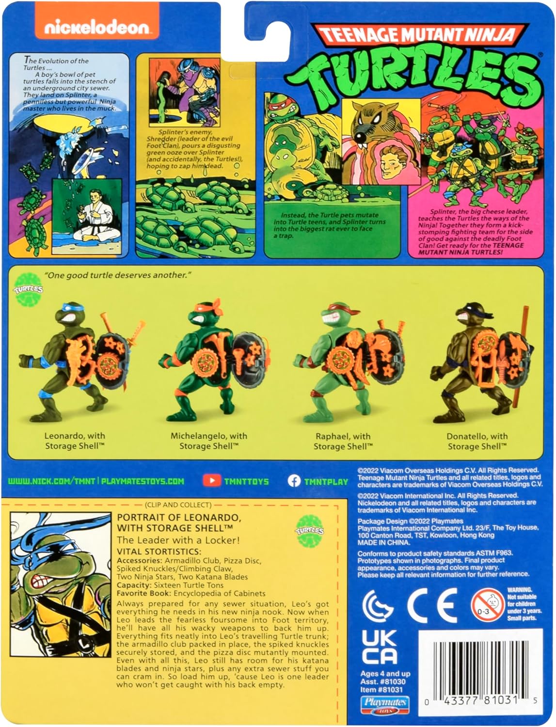 Thumbnail 4 de Tortues Ninja – Figurine articulée Leonardo 10 cm, édition officielle Giochi Preziosi