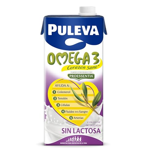 Thumbnail 1 de Puleva Omega 3 Proessentia Sin Lactosa (brik 1 L, caja 6 L) para una dieta con omega 3