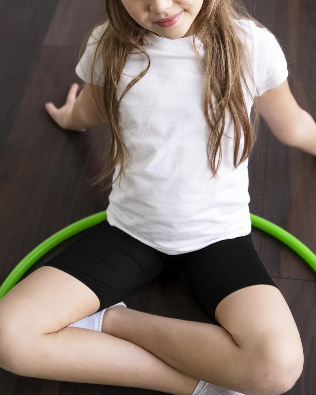 Thumbnail 3 de Auranso Girls Bike Shorts (Cartwheel) Breathable, Non-See-Through Dance Shorts for Kids