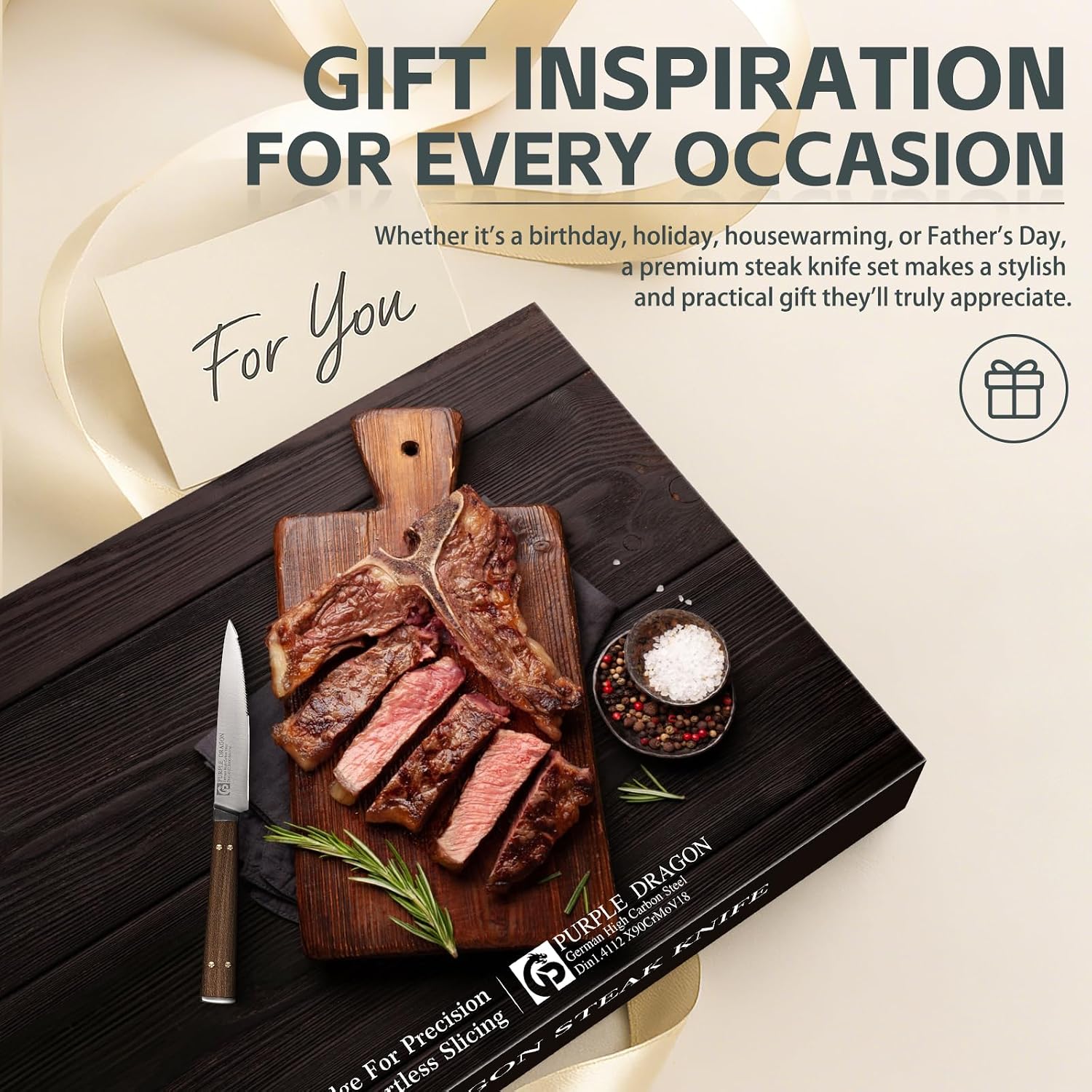 Thumbnail 6 de Purple Dragon Steak Knife Set of 6