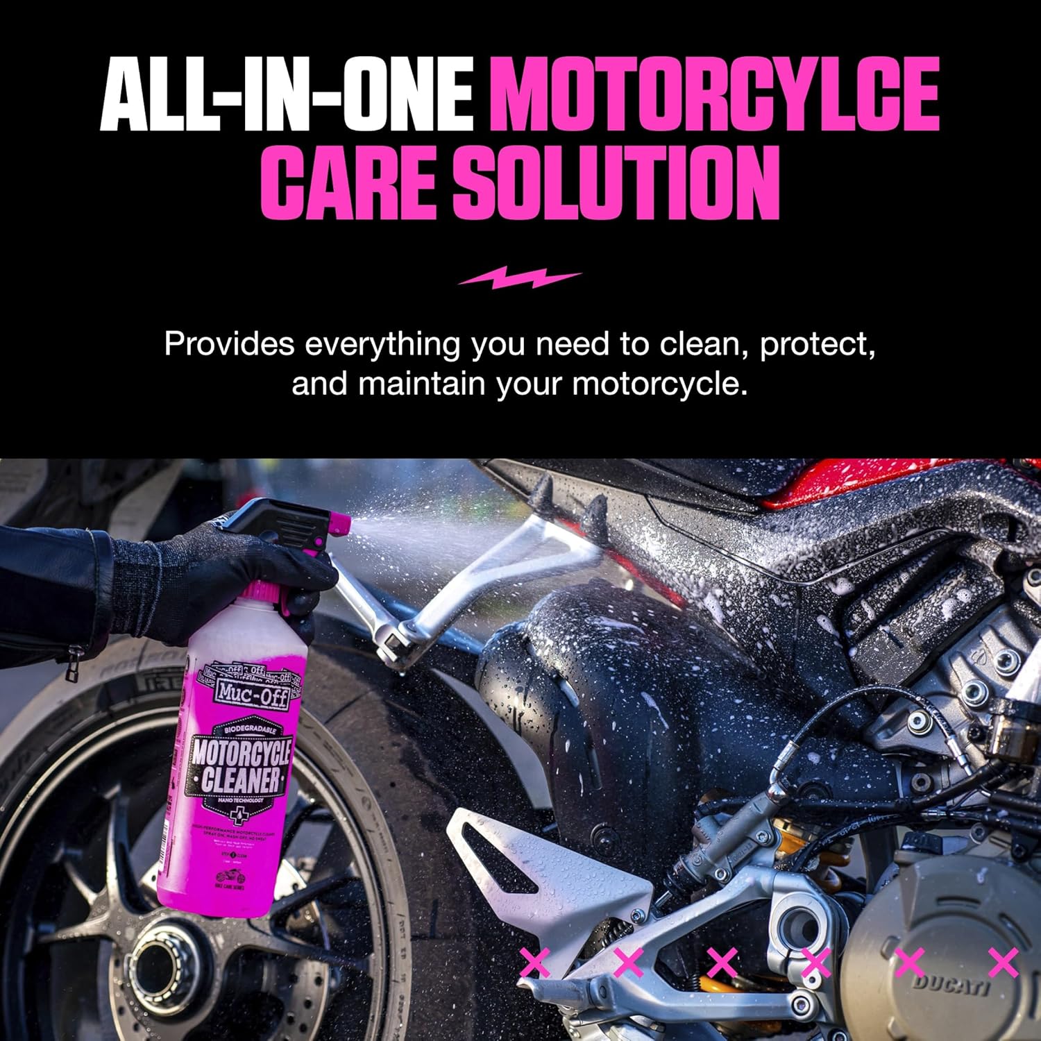 Detalle de Muc-Off Kit limpieza de Motos