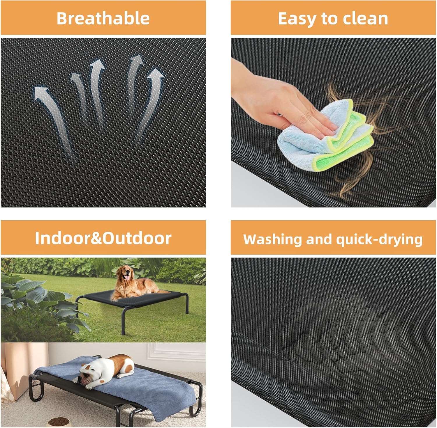 Thumbnail 2 de FAYDUDU elevated dog bed, large