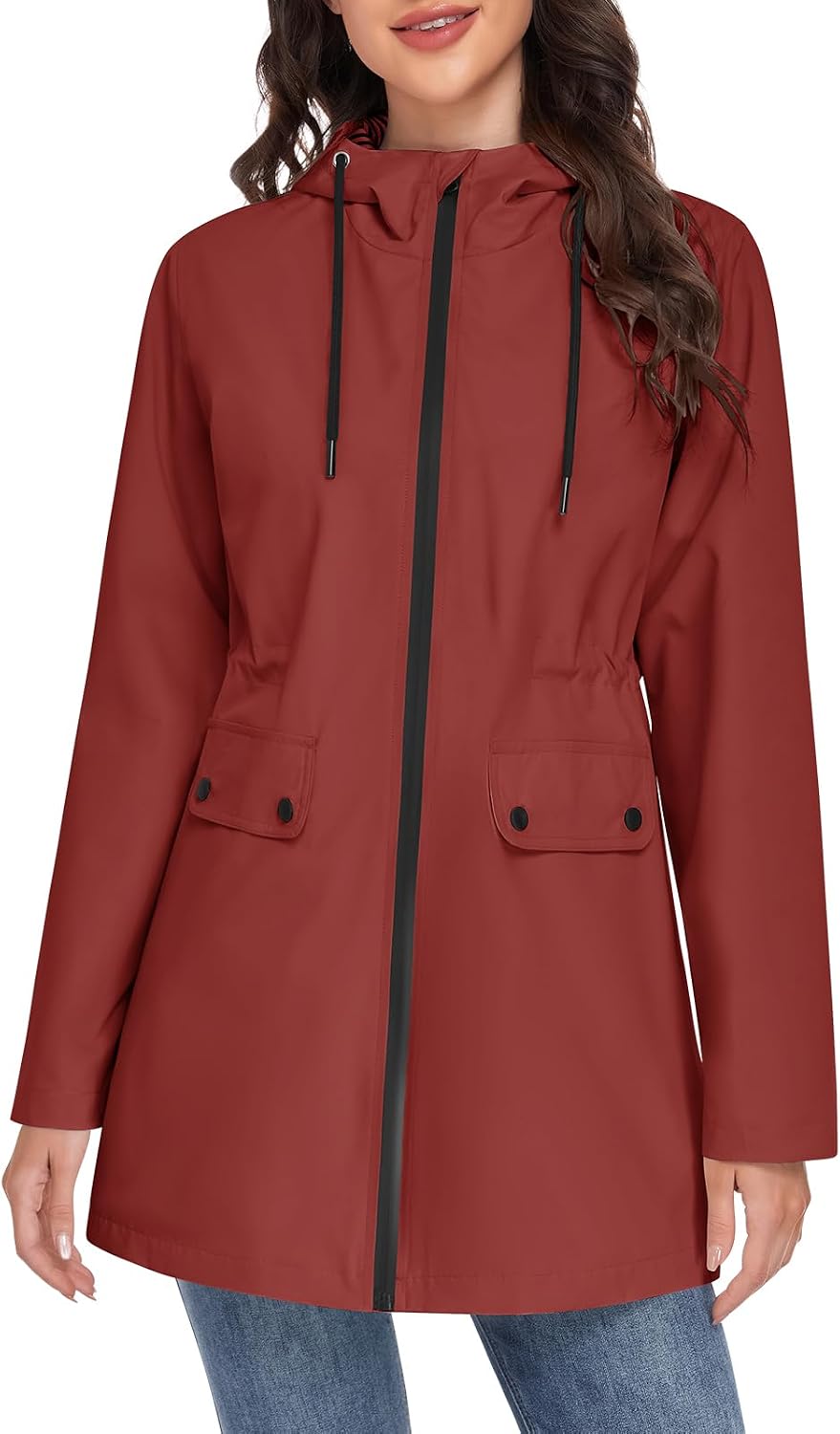 Thumbnail 6 de Yuson Girl Women's Lightweight Windbreaker Coat: Practical Transition Jacket
