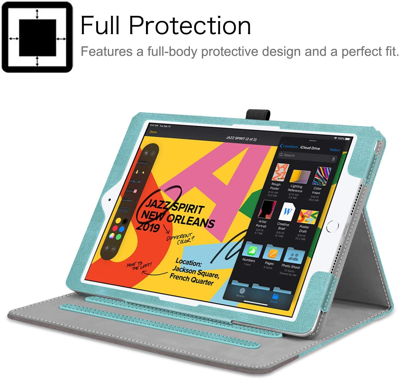 Thumbnail 5 de FINTIE iPad 9th/8th/7th Gen Case Turquoise