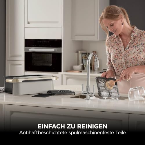 Thumbnail 12 de Ninja Foodi FlexDrawer Heißluftfritteuse 10,4 L Stone/Gold – Dual-Zone-Fritteuse für große Familien