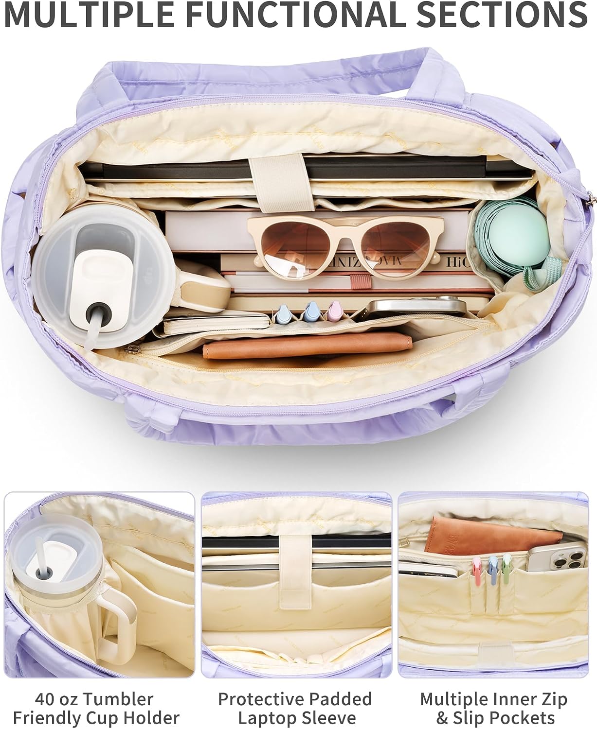 Detalle 2 de Bagstellar Puffer Tote Bag 20L