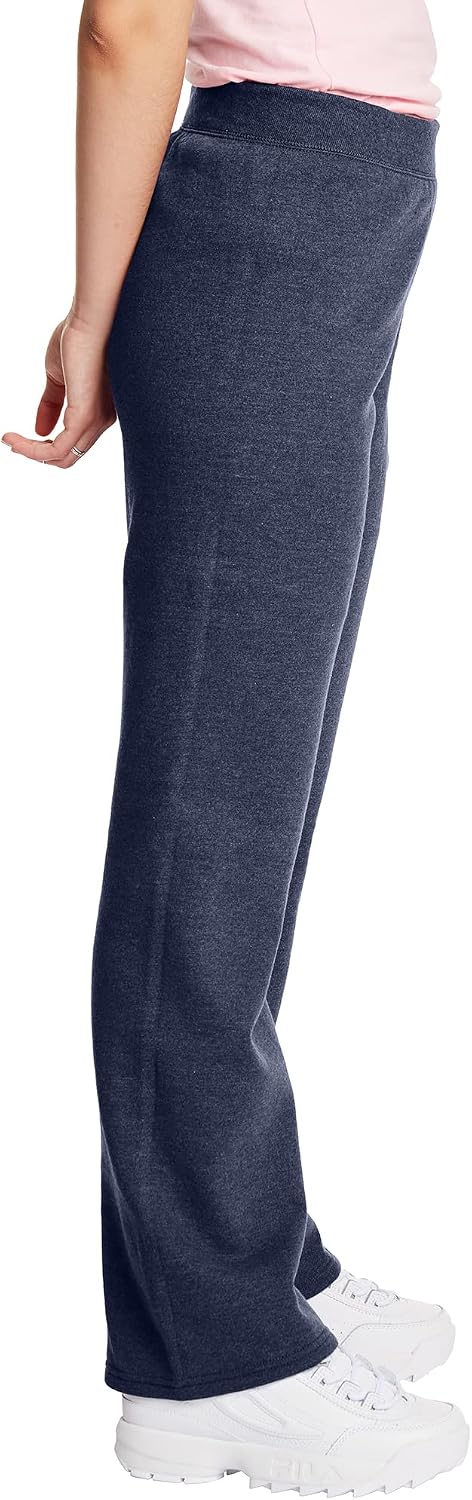 Detalle de Hanes O4634 Women's EcoSmart Fleece Sweatpants, Open-Bottom Leg