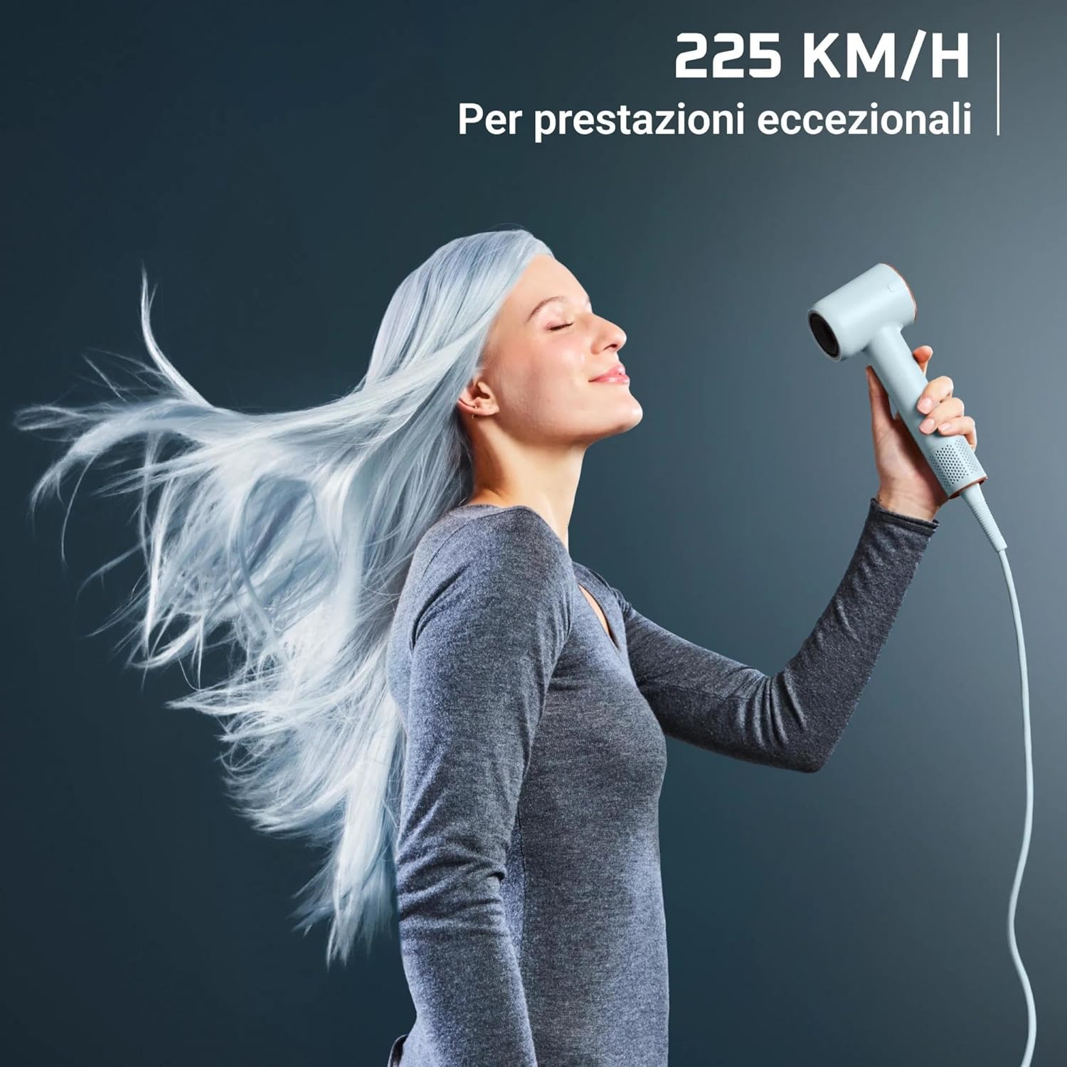 Thumbnail 1 de Rowenta Blumia phon capelli compatto con tecnologia ionica, motore ad alta velocità e beccuccio magnetico