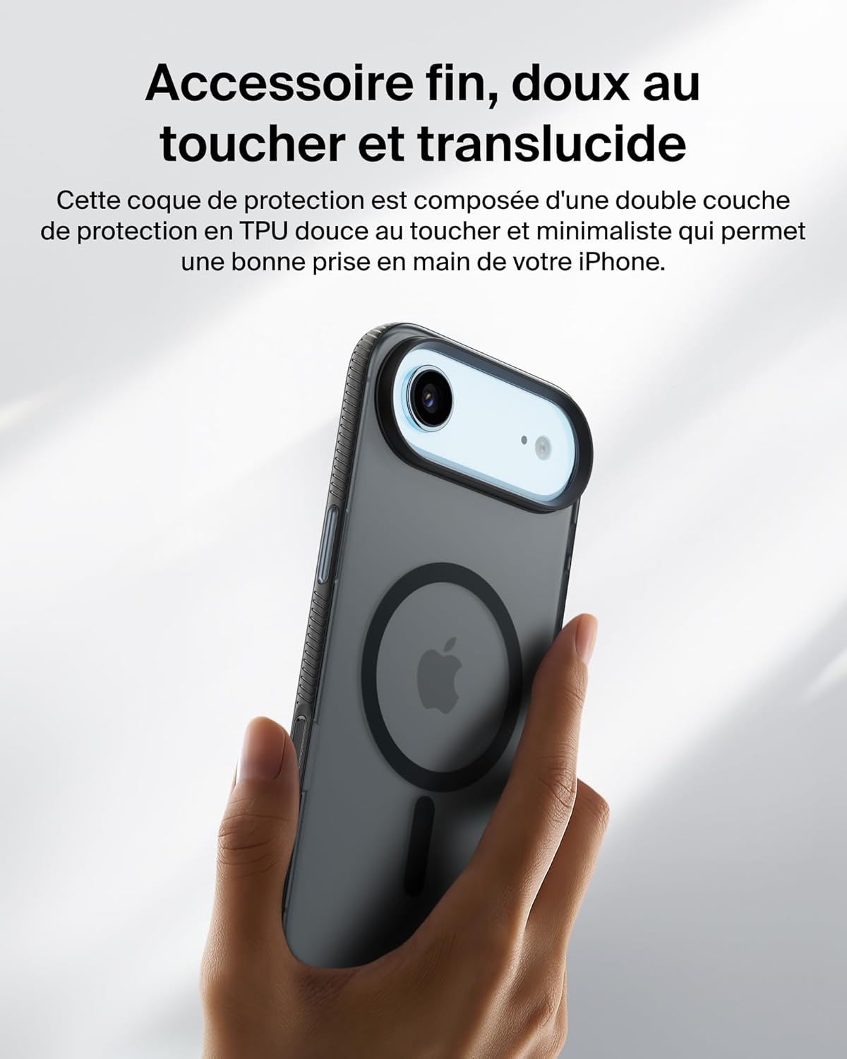 Thumbnail 6 de Belkin SheerForce Grip Coque iPhone Air – protection légère et antidérapante avec MagSafe