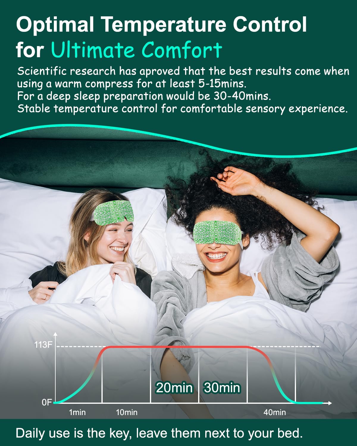 Thumbnail 4 de Steam Eye Masks 16-Pack Self-Heating for Dry Eyes 😴