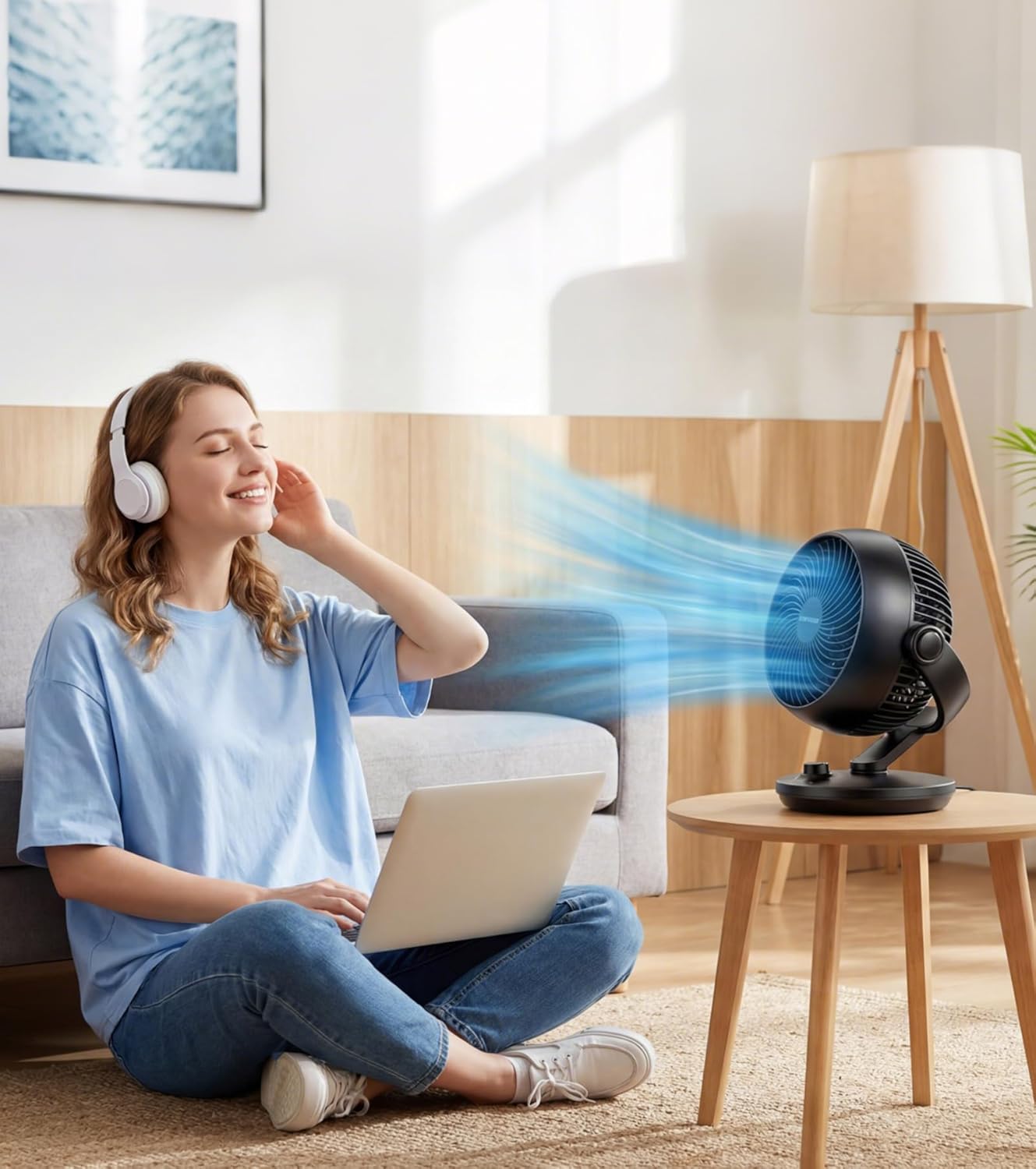 Thumbnail 6 de WOWDSGN Air Circulator Desk Fan 8-Inch: Compact, Quieter, and Versatile